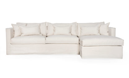 MILFORD Bäddsoffa Divan Höger Beige bäddsoffor 2