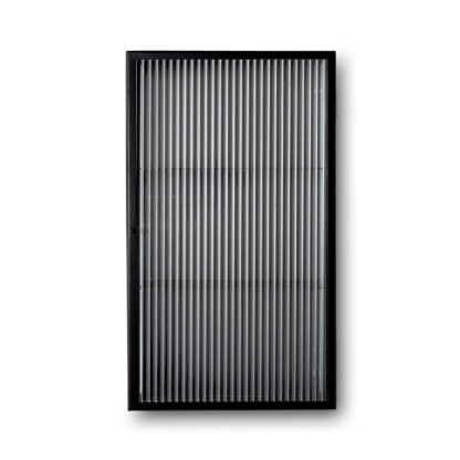 Haze Wall Cabinet Reeded Glas Black Ferm Living väggskåp 2