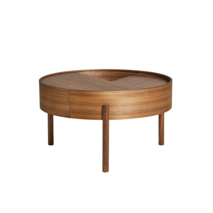 Arc Coffee table 66 cm valnöt Woud soffbord med förvaring 2