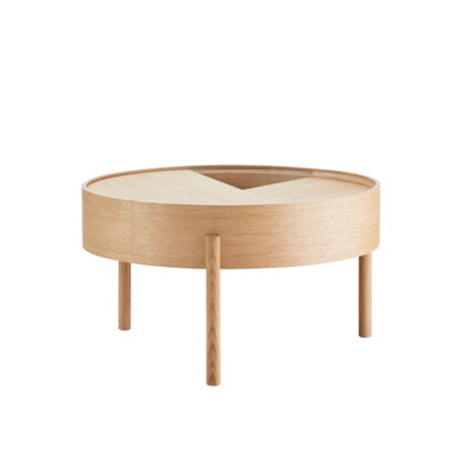 Arc Coffee table 66 cm oljad ek Woud soffbord med förvaring 2