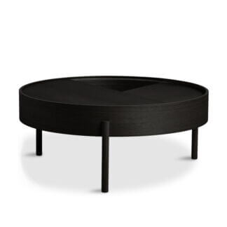 Arc Coffee table 89 cm svart Woud soffbord med förvaring