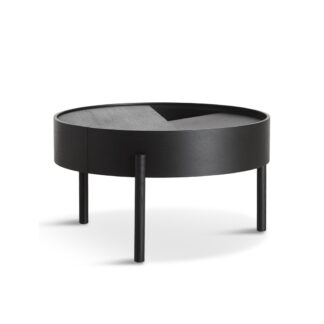 Arc Coffee table 66 cm svart Woud soffbord med förvaring