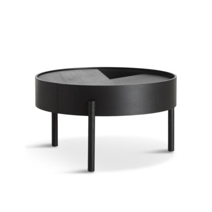 Arc Coffee table 66 cm svart Woud soffbord med förvaring 2